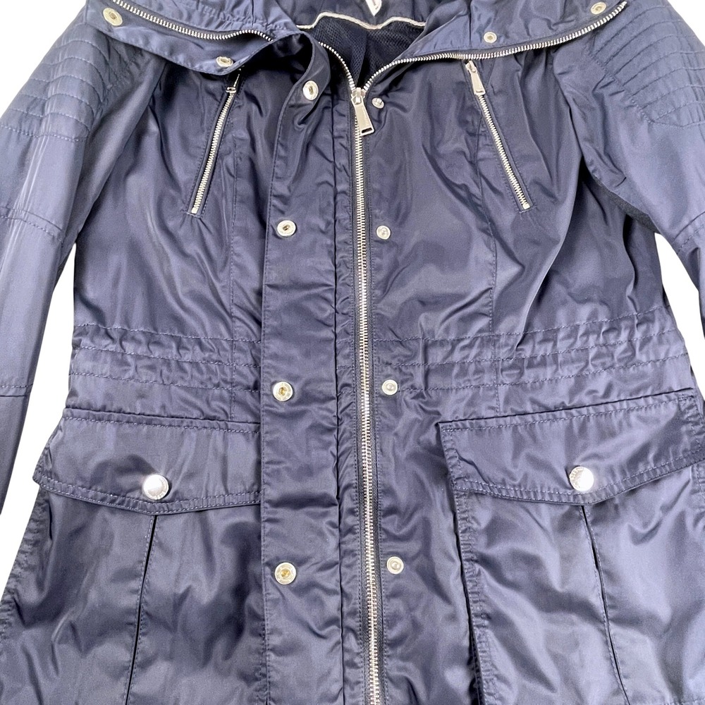 BCBGeneration Hooded Utility Anorak Rain Jacket Size M - Picture 3 of 10